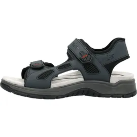 Rieker Trekkingsandale Herren Schwarz 45