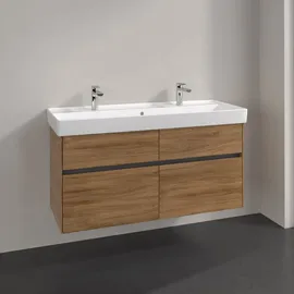 Villeroy & Boch Collaro Waschbeckenunterschrank 116 x 55 cm Kansas Oak