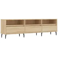 Furnicato TV-Schrank Sonoma-Eiche 150x30x44,5 cm Holzwerkstoff