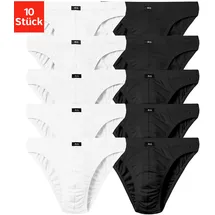 H.I.S. H.I.S Slip »Herren Minislip«, (Packung, 10 St.), in Baumwoll-Mix H.I.S weiß, schwarz