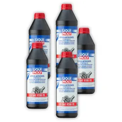 5x 1L LIQUI MOLY 1410 Getriebeöl Hypoid Getriebe Öl (GL5) LS SAE 85W-90 Achsen