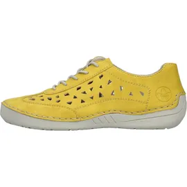 Rieker Damen 52517 Schnürschuhe, Gelb, 40 EU