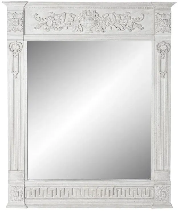 Miroir mural DKD Home Decor Gris Bois de manguier Bois MDF 133 x 8,5 x 167 cm