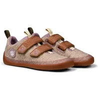 Affenzahn Halbschuh Knit Happy Katze für Kinder, pink, Größe 22 EU