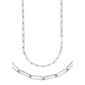 FIRETTI Collierkettchen FIRETTI "Schmuck Geschenk Silber 925 Armband Kette Ankerkette weit" Gr. 45, silber (silberfarben), Halsketten, Damen, 45, Silber 925 (Sterlingsilber), B: 3mm, Made in Germany, B:3mm