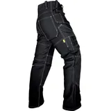 job® Job Zunfthose Doppel-Pilot schwarz, Knietaschen - schwarz - 27