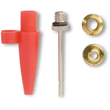 Hama Luftpumpen-Adapter-Set, 4-teilig (Set, 1 Reduzierstück, 1 Erweiterungsstück, 1 Ballnadel, 1 Adapter) bunt