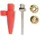 Hama Luftpumpen-Adapter-Set, 4-teilig (Set, 1 Reduzierstück, 1 Erweiterungsstück, 1 Ballnadel, 1 Adapter) bunt
