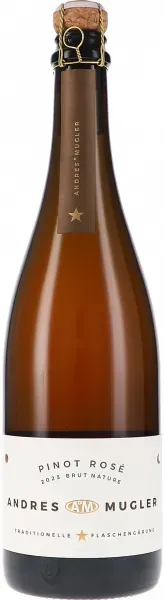 Pinot Rosé Sekt Brut Nature Andres&Mugler 2023 BIO