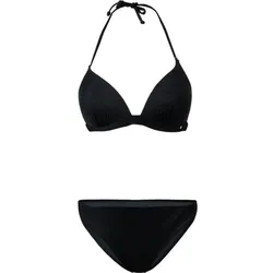BRUNOTTI Damen Bikini Kohali-Leaves, Leaves Jacquard Black, 40