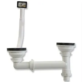 MONSTER SHOP Premium Edelstahl Einbauspüle Küchenspüle Spültisch mit Resteschale + Gratis - Silber