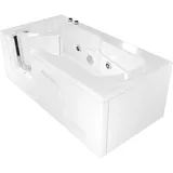 AcquaVapore Badewanne mit Tür 75 x 150 cm (S17-WP-R-ALL)