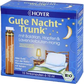 Hoyer GmbH Gute-Nacht-Trunk BIO Ampullen 10 St.