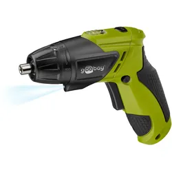 Goobay Mini Akkuschrauber 3,6 V mit LED-Leuchte Arbeitszeit max. 45 Minuten
