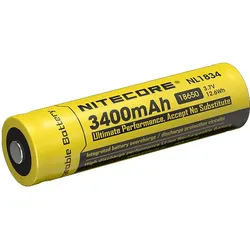 Nitecore Flashlight Nitecore NL1834, Wiederaufladbarer Akku, Lithium-Ion (Li-Ion