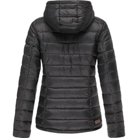 Marikoo Damen modische Steppjacke Übergangsjacke mit großer Kapuze Lucy