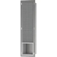 Hansgrohe XtraStoris Original Toilettenpapierhalter, Einbau, mit Vorratsbehälter für 6