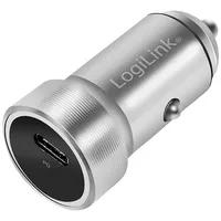 Logilink PA0260 - USB-Kfz-Ladeadapter, 1x USB-C® PD, Silber KFZ