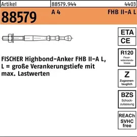 Fischer Highbond-Anker FHB II-A L M10 x 95/10 10 Stück