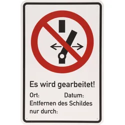KS Tools Warnschild Geerdet - 117.2482