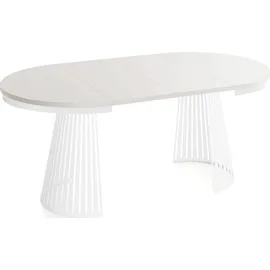 WFL GROUP Esstisch Rund 100 x 76 x 100 cm beige