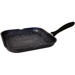 Grillpfanne Alu Guss Ø28cm Steakpfanne Fischpfanne Pfanne braten auch induktion