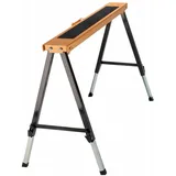BATAVIA Arbeitsbock Leder/Metall braun