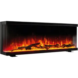 kaminio Elektrokamin LEA - Elektrischer 3-in-1 Kamin mit Panoramaview, Heizung, 3D-Flammeneffekt, 12 Flammenfarben, Fernbedienung - 36