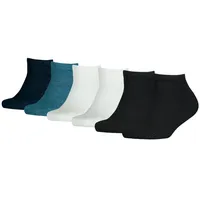 Tommy Hilfiger Sneakersocken TH CHILDREN SNEAKER 6P ECOM (6 Paar) Mit kleinem Rippenbündchen schwarz 31-34