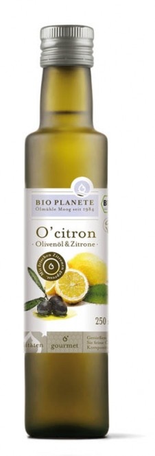 Bio Planete O’citron Olivenöl und Zitrone bio 250ml