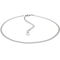 Zeeme Silber Fusskette 925 Silber Stern Motiv