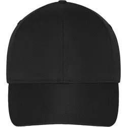 6 Panel Cap aus glänzendem Gewebe - Farbe schwarz - Größe one size
