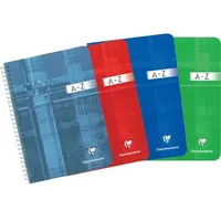 Clairefontaine Notizbuch DIN A5 Kariert Spiralbindung Pappe Blau Nicht