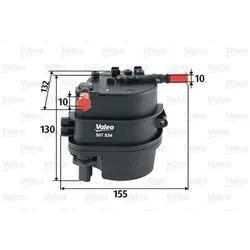 VALEO 587534 Kraftstofffilter