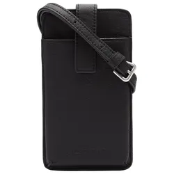 Handytasche LIEBESKIND BERLIN "MOBILE POUCH HARRIS Mobile Pouch", Damen, schwarz, Leder, unifarben, Taschen, Zertifiziert nach Leather Working Group