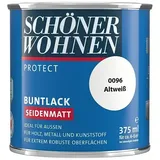 SCHÖNER WOHNEN-Farbe Protect Buntlack  (Altweiß, Seidenmatt, 375 ml, Lösemittelbasiert)