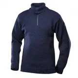 Devold of Norway Nansen Pullover Zip Neck Dunkelblau Melange S