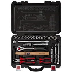 HEYNER Werkzeugset 336000 Werkzeugsatz,Steckschlüsselsatz,Werkzeug Set,Werkzeug Kit