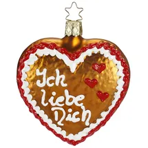 Inge Glas GmbH Christbaumschmuck Glas Ich liebe Dich