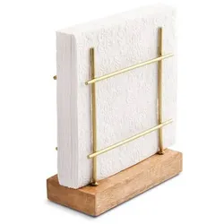 Ambiente Serviettenspender holzmetal 15x7x17cm 8712159175356 Ambiente