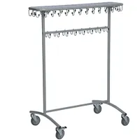 Kongamek Kleiderständer 975x592x1215mm 30kg Tragkraft mit Haken Und Bremse