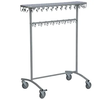 Kongamek Kleiderständer 975x592x1215mm 30kg Tragkraft mit Haken Und Bremse