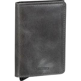 Secrid Slimwallet Unisex Kartenetui grau schwarz