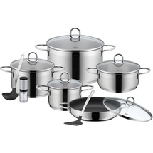 Silit Diamant Topf-Set 9-tlg. 3 x Fleischtopf + Bratentopf + Bratpfanne