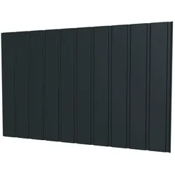Trapezblech T7M | Wand | Stahl 0,63 mm | 25 μm Polyester | 7016 - Anthrazitgrau