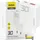 DUDAO GaN A30EU 30W USB-A / USB-C Wall Charger - White