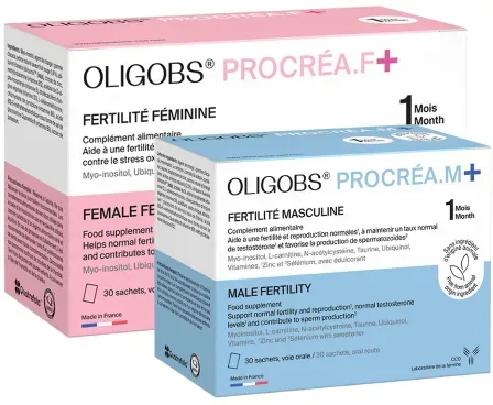 Laboratoire CCD Oligobs Procrea.F+ & M+ Fertilität Paar 2x30 Beutel