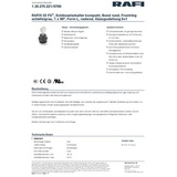 RAFI 1.30.275.221/0700 RAFIX 22 FS+ Schlüsselschalter 1 x 90°