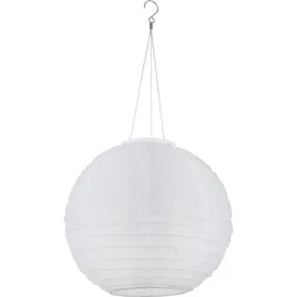 GLOBO Außenleuchte Edelstahl Kunststoff DxH 30x55 cm 2er Set weiß