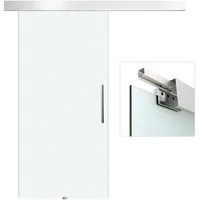 HOMCOM Innentür Alulegierung, Glas